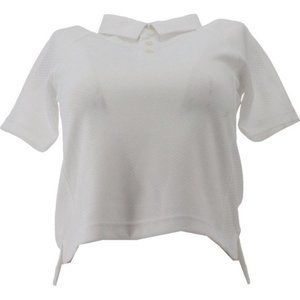 NWT LANDS' END LITTLE BOYS ACTIVE POLO SHIRT WHITE LARGE (7)